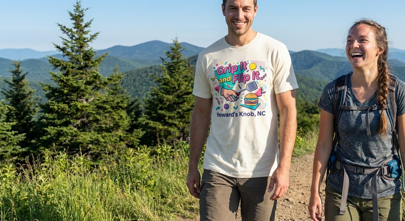 Grip It and Flip It Tee - lifestyle shot