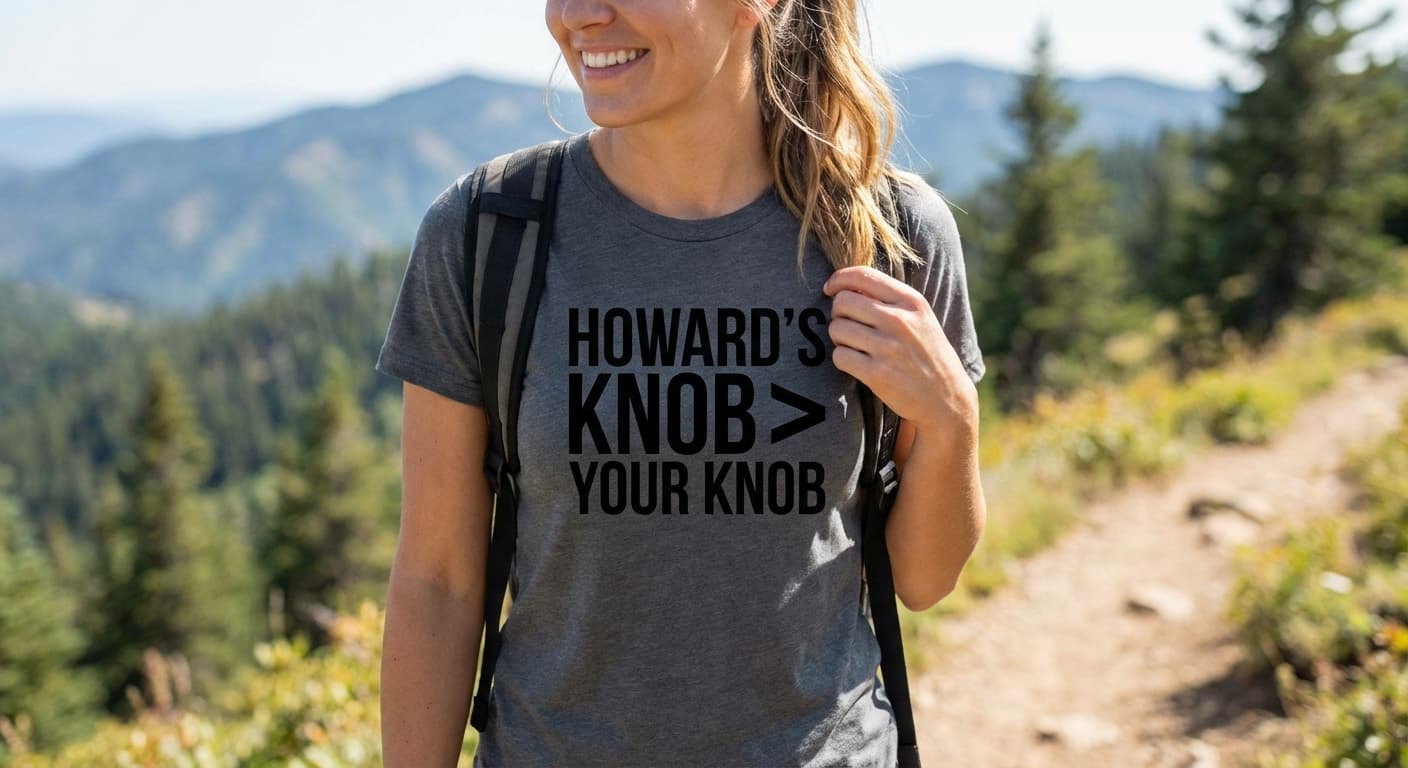 Howard's Knob > Your Knob Tee - lifestyle shot