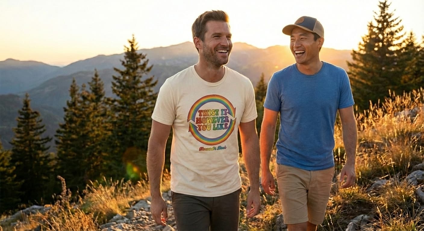 Twist It However You Like Tee - lifestyle shot